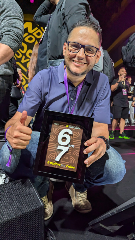 Jefferson Emerick com placa 6 dígitos em 7 dias